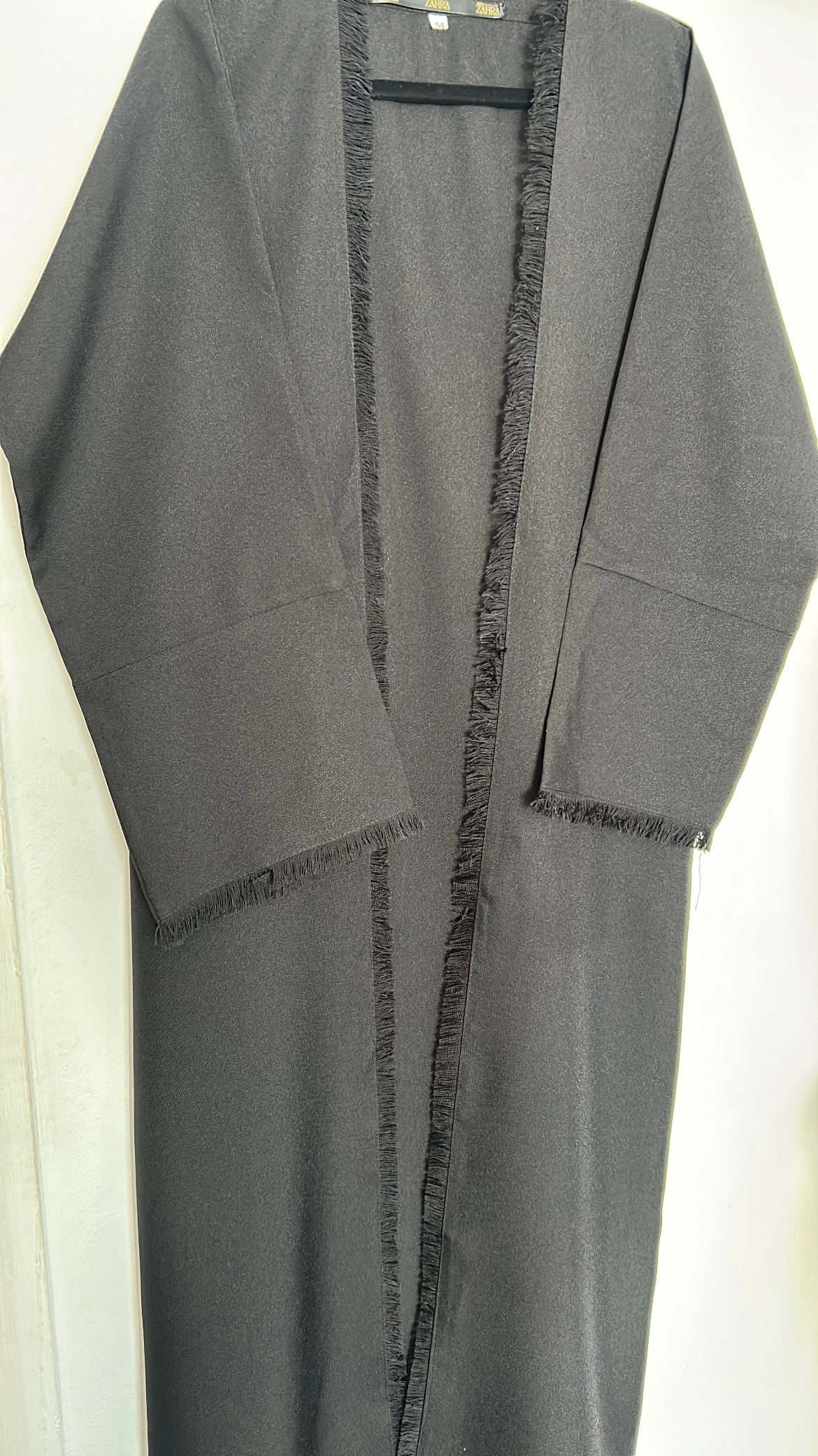 Black Open Abaya