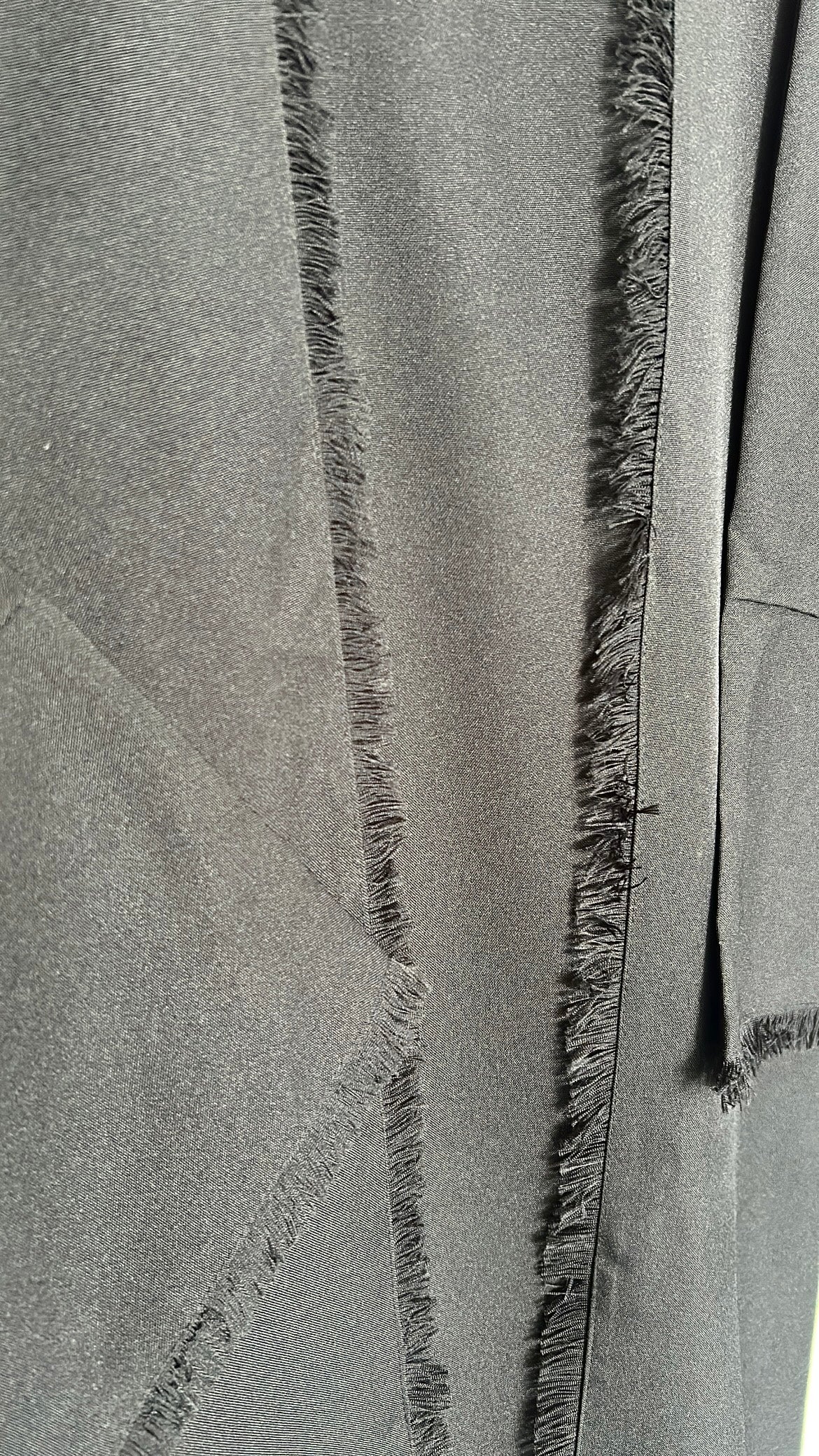 Black Open Abaya